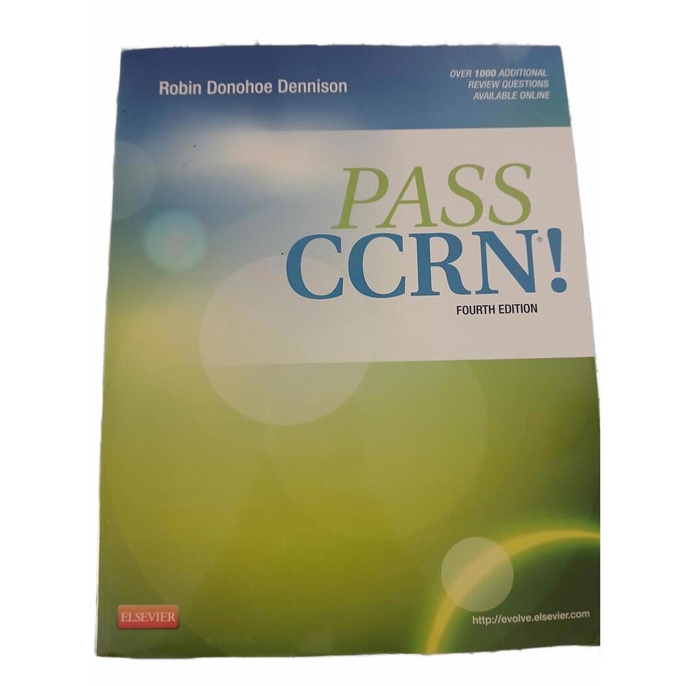 Pass ccrn,by Robin donahue dennison